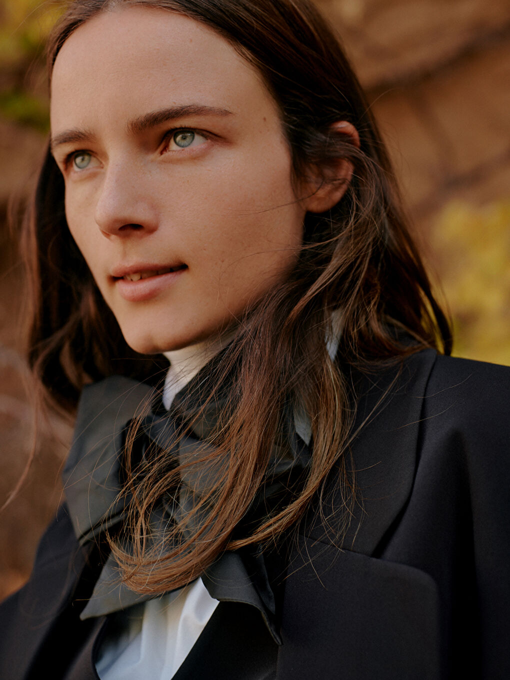 Plain Long Sleeve Oversize Women's Blazer Jacket-1