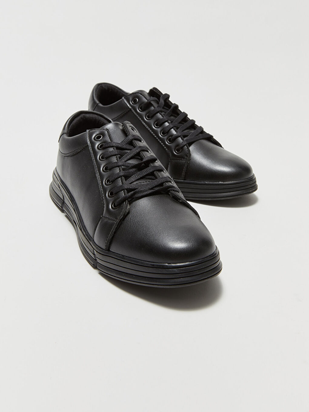 Siyah Bağcıklı Loafer Erkek Klasik Ayakkabı