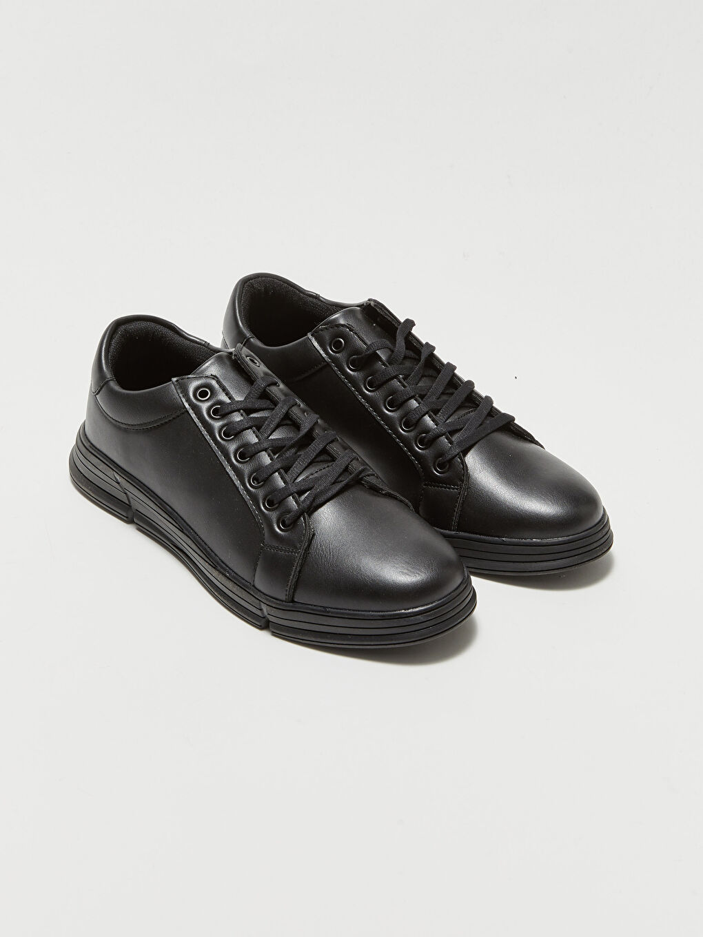 Siyah Bağcıklı Loafer Erkek Klasik Ayakkabı-2