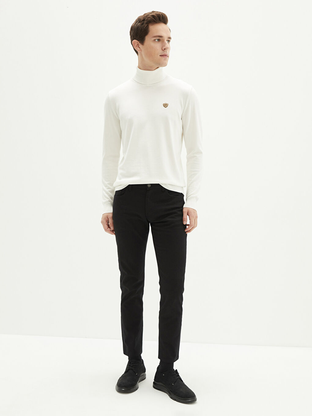 LC Waikiki Turtleneck Long Sleeve Thin Men's Tricot Sweater -W1KK16Z8-R9J