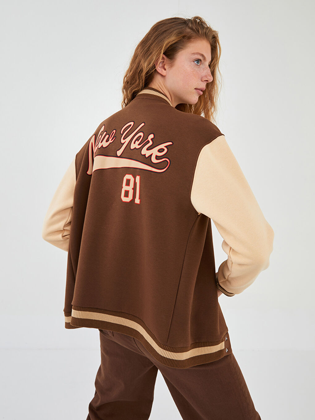 جاكت كلية كم طويل مطبوع للسيدات-6