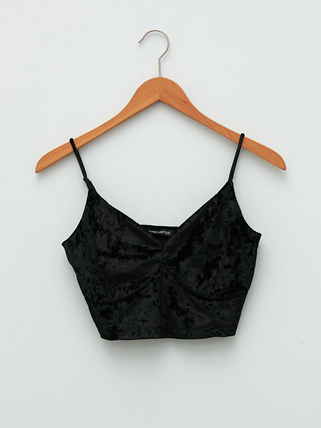 Siyah V Yaka Askılı Kadın Büstiyer-8