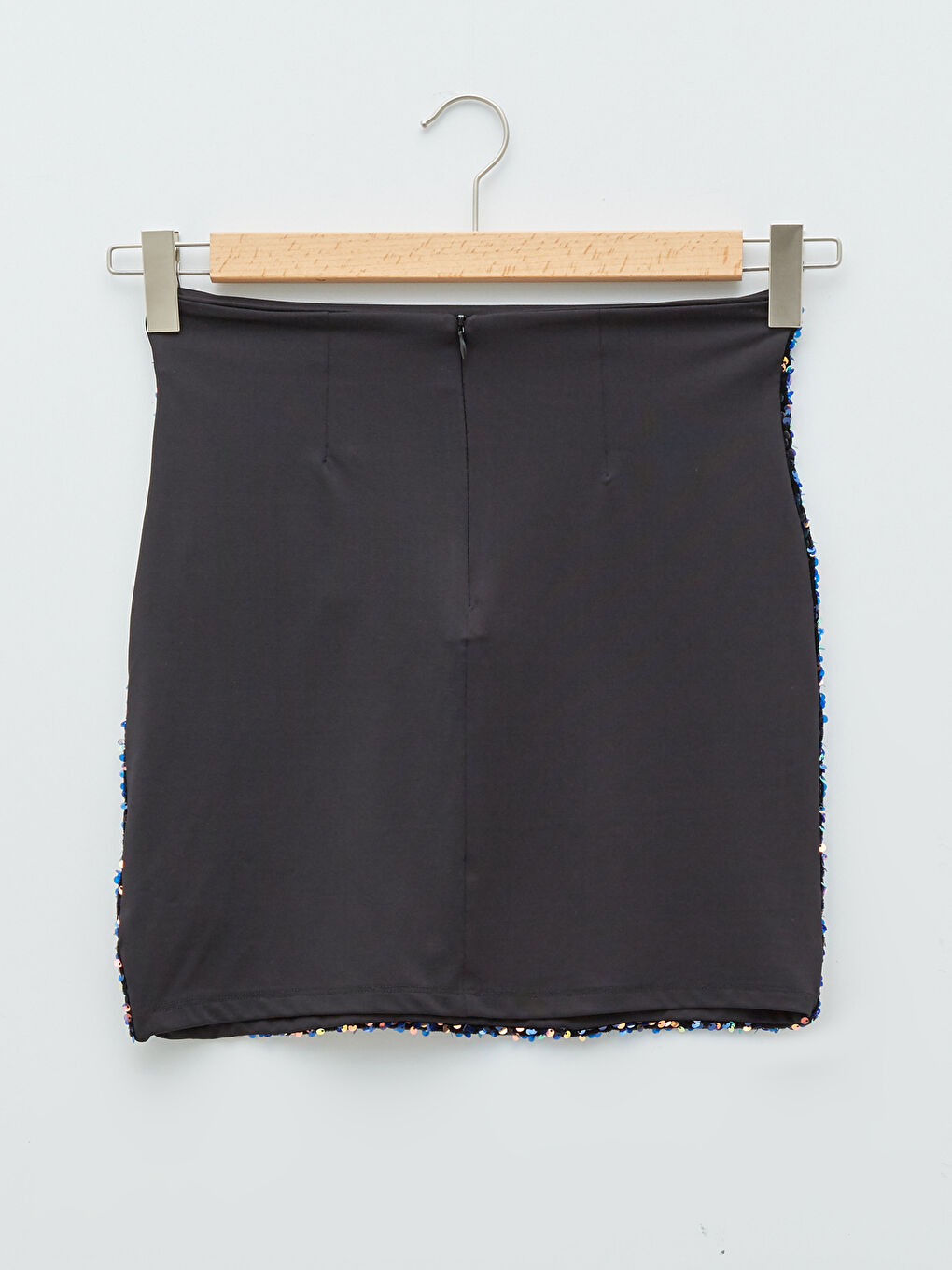 LCW Limited Women's Skirt With Zipper Closure Sequined Waist -W1KK37Z8-CVL