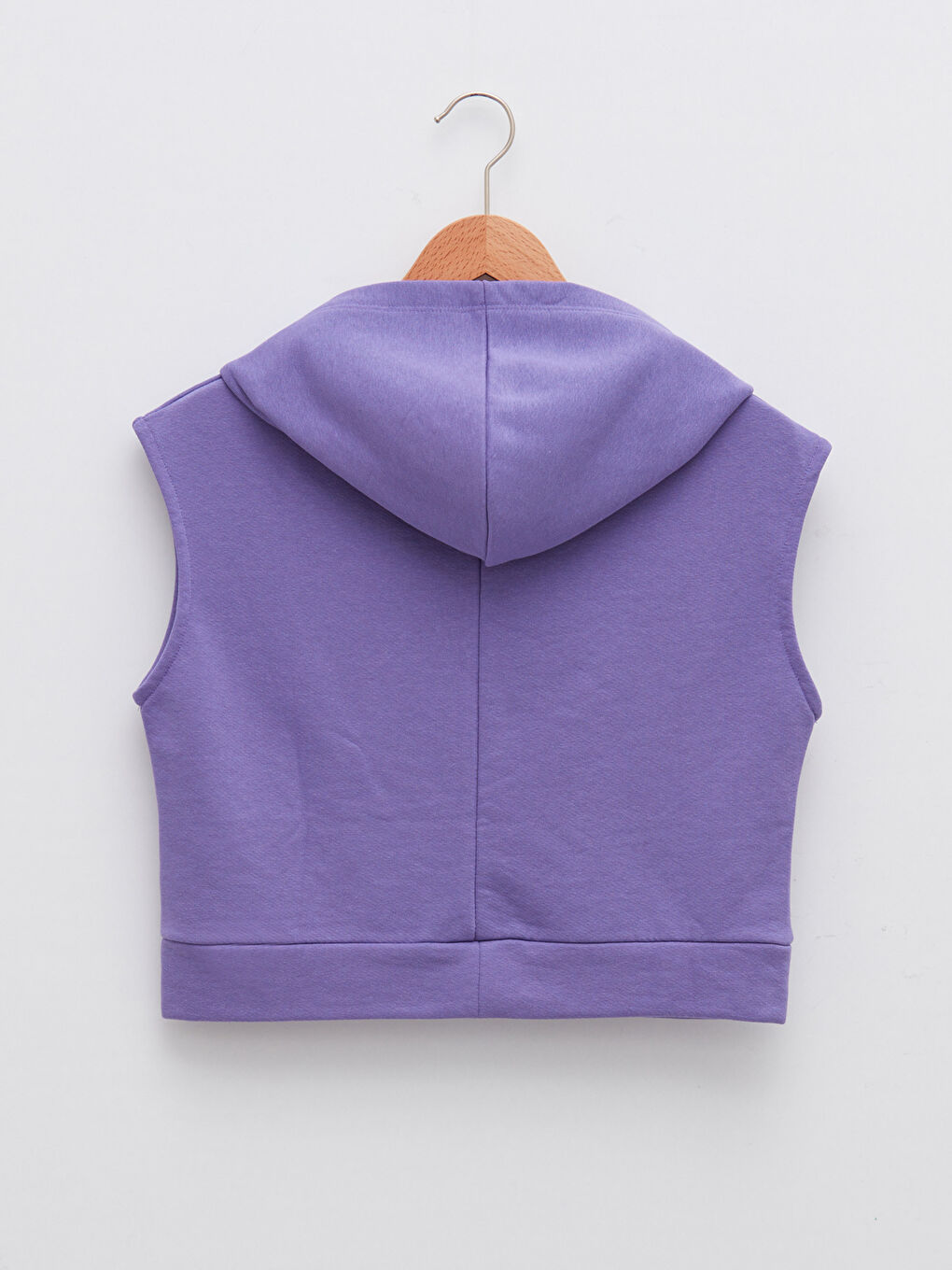 LC Waikiki Women's Hooded Plain Sleeveless Sweatshirt -W1KK55Z8-QRA