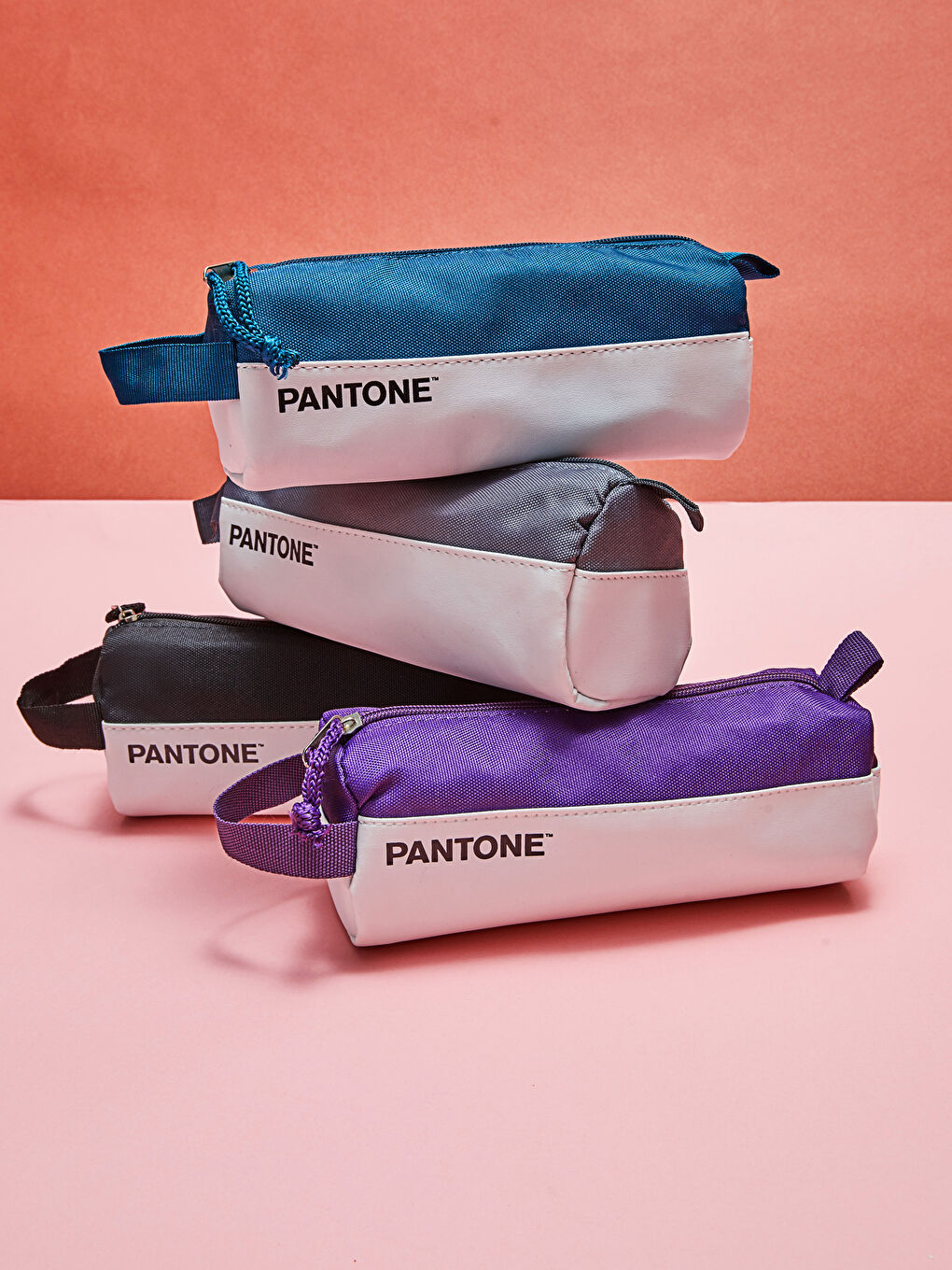 Pantone X XSIDE Renk Bloklu Fermuarlı Unisex Kalemlik