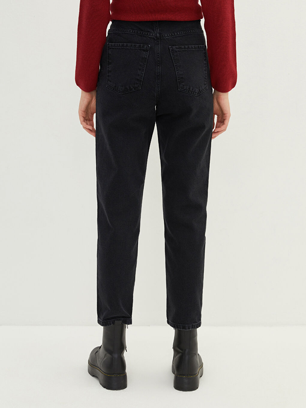 High Waist Straight Fit Embroidered Women's Rodeo Jeans-3