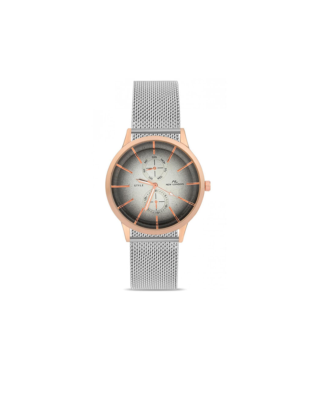 Polo UK POLO UK Straw Detailed Metal Band Women's Watch -W1KN08Z8-G8Z