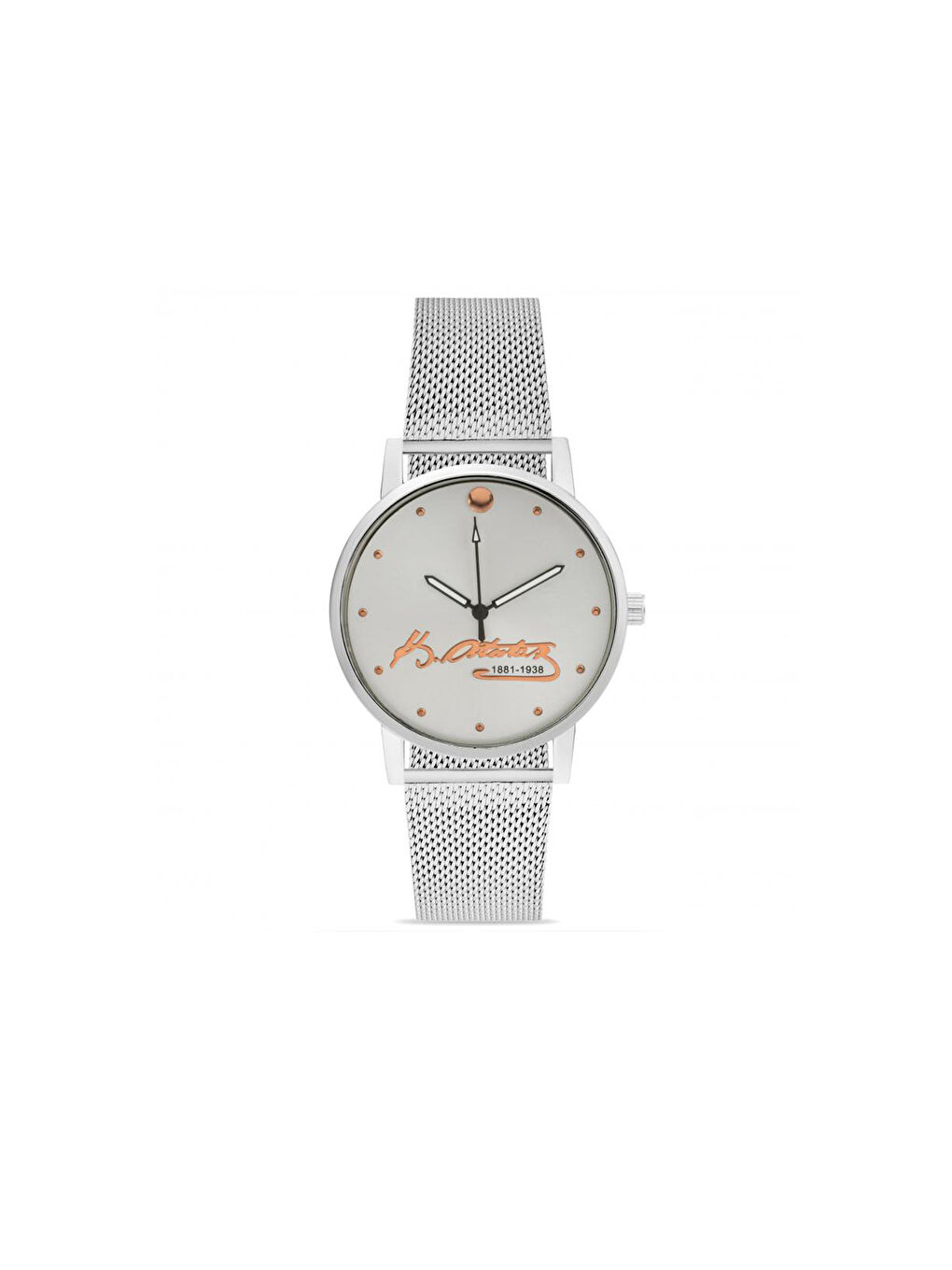 POLO UK Straw Detailed Metal Band Women's Watch