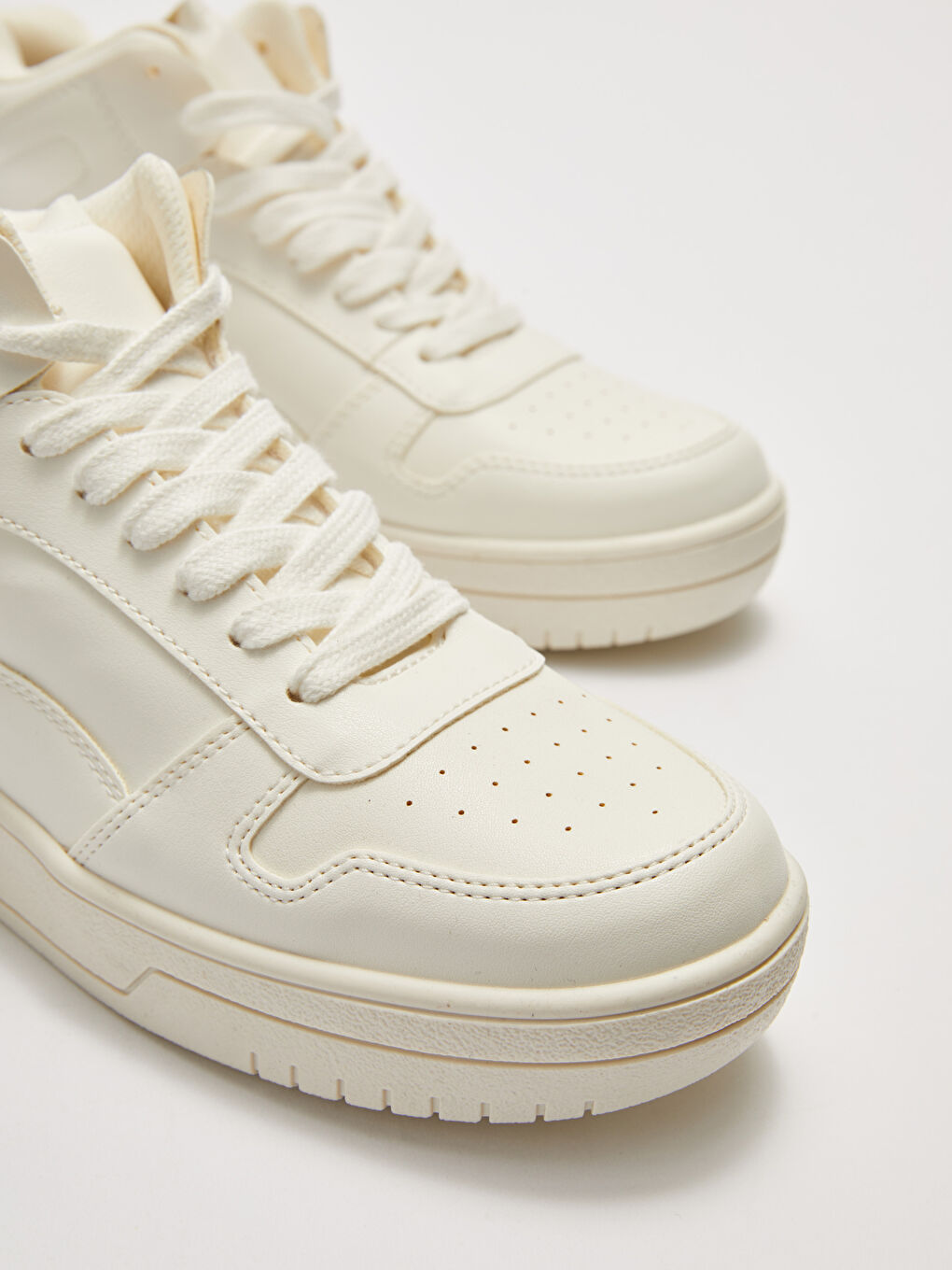 Кроссовки из искусственной кожи на шнуровке длиной до щиколотки для женщин-3