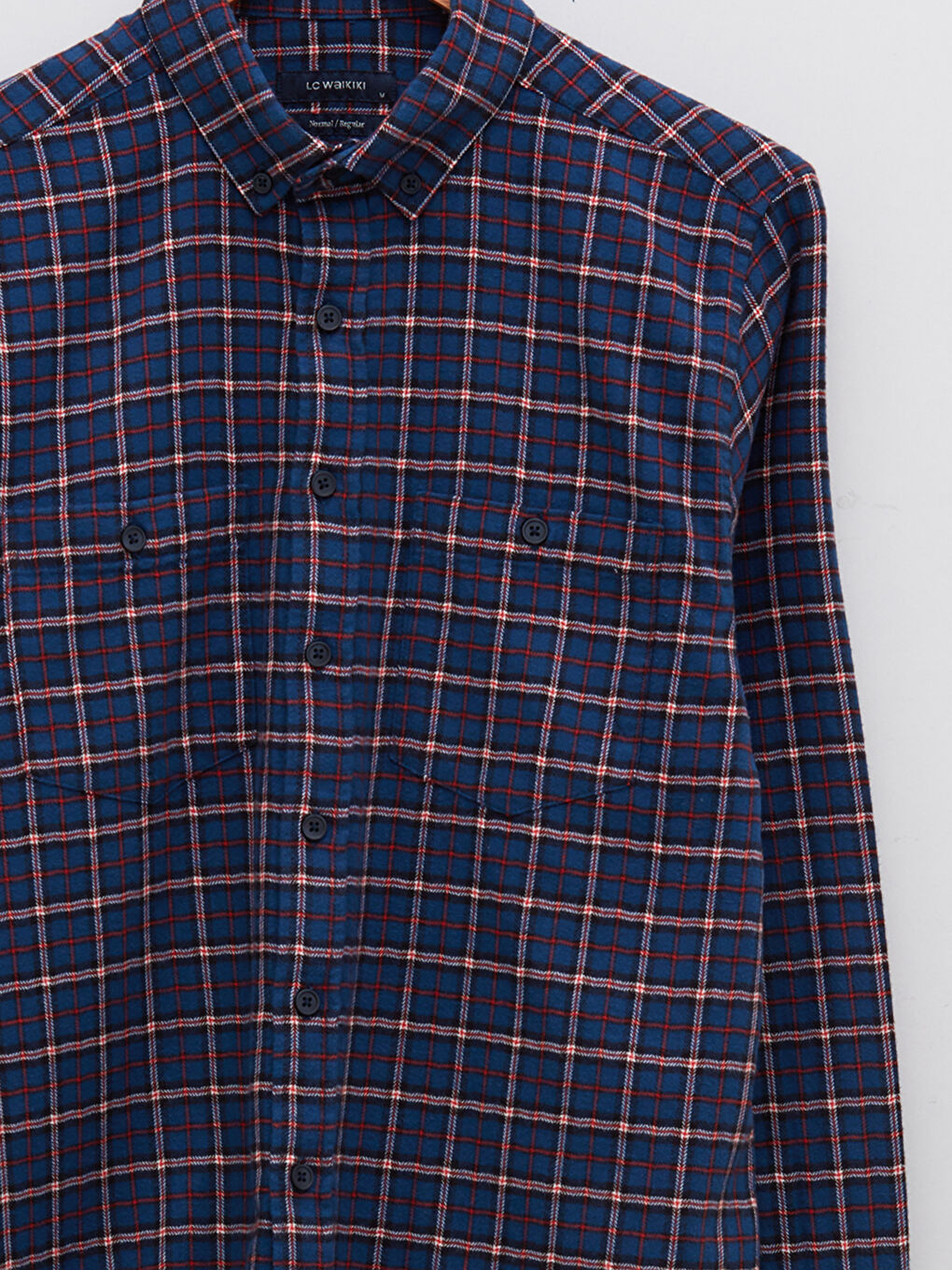 Mavi Regular Fit Uzun Kollu Ekose Erkek Gömlek-7