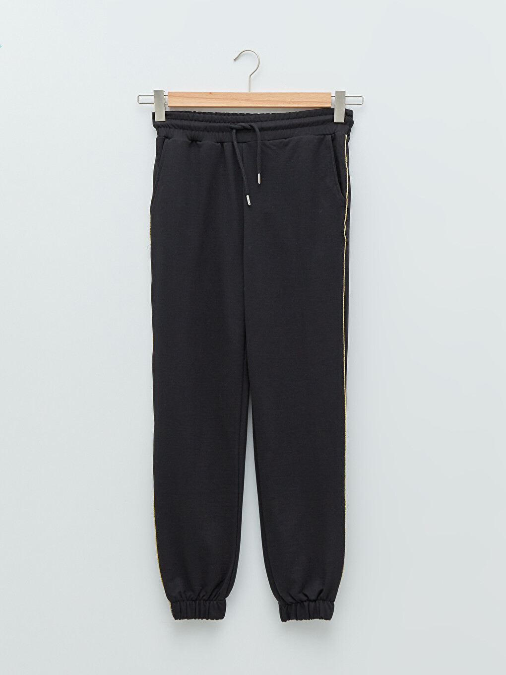 Women's Elastic Waist Stripe Detailed Jogger Sweatpants-5