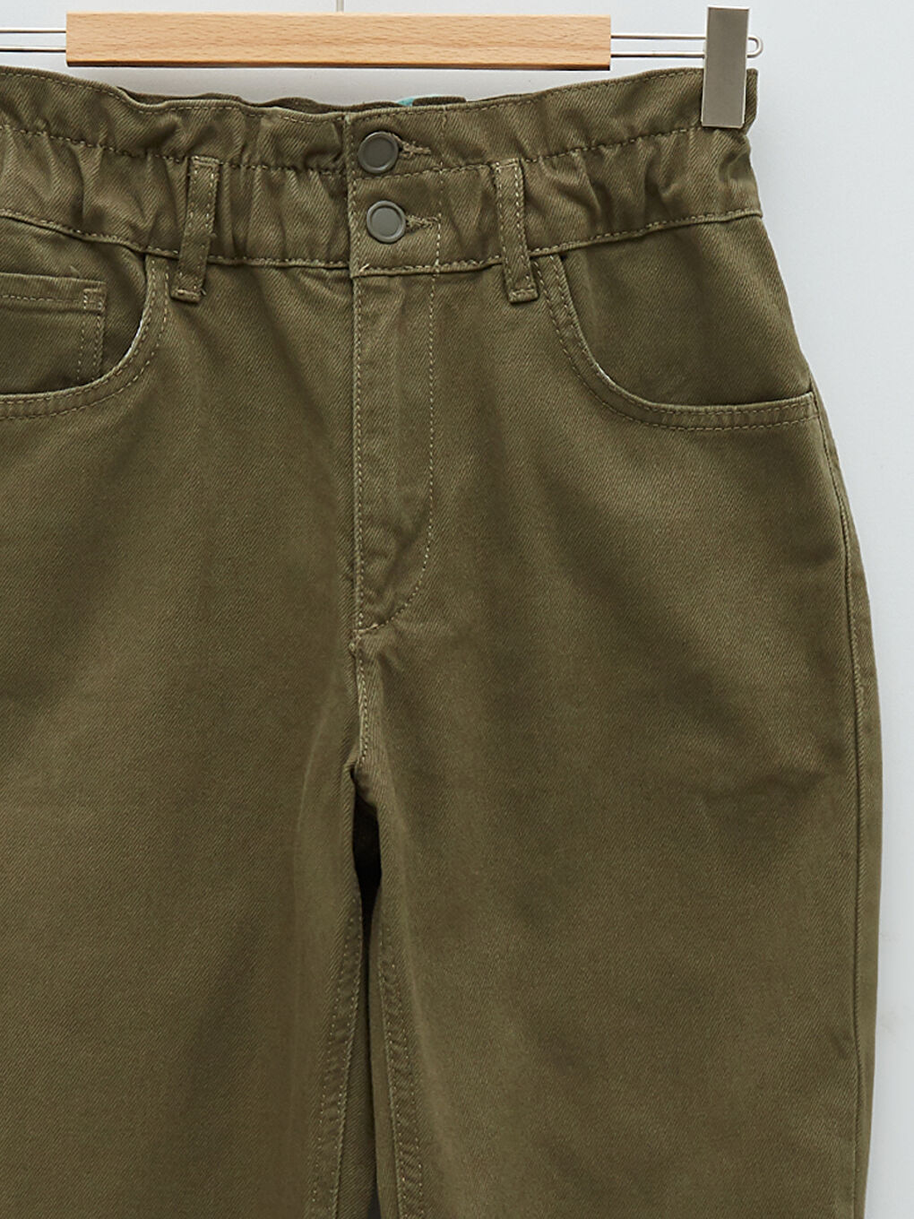 Women's High Waist Slouchy Pocket Detailed Jean Trousers-6