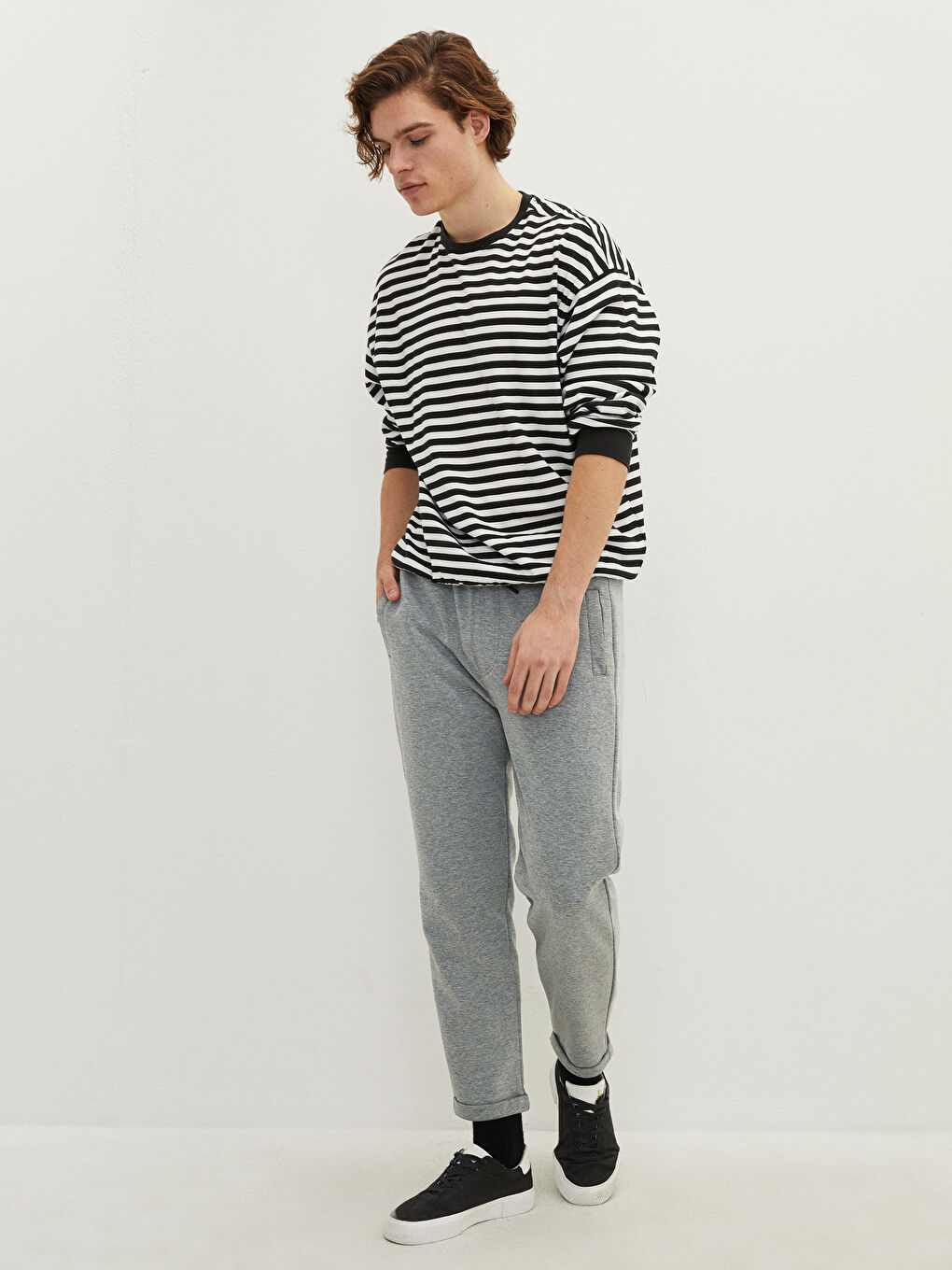 XSIDE Schlanke Passform Herren Jogger-Sweatpants -W1KP33Z8-LAL