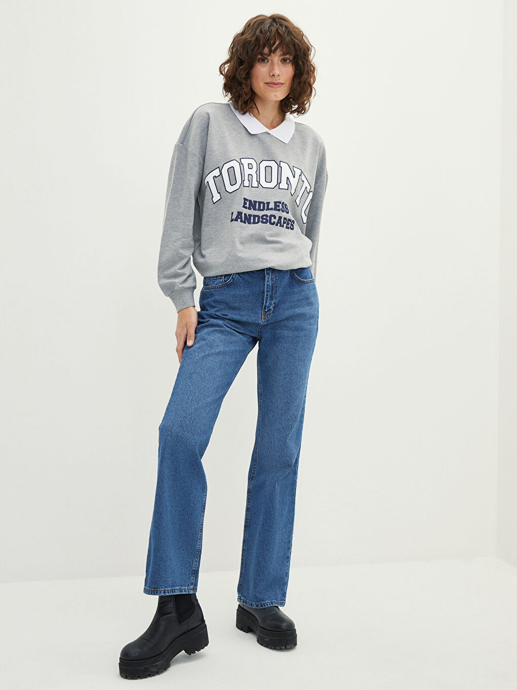 High Waist Mars Flare Women's Jeans