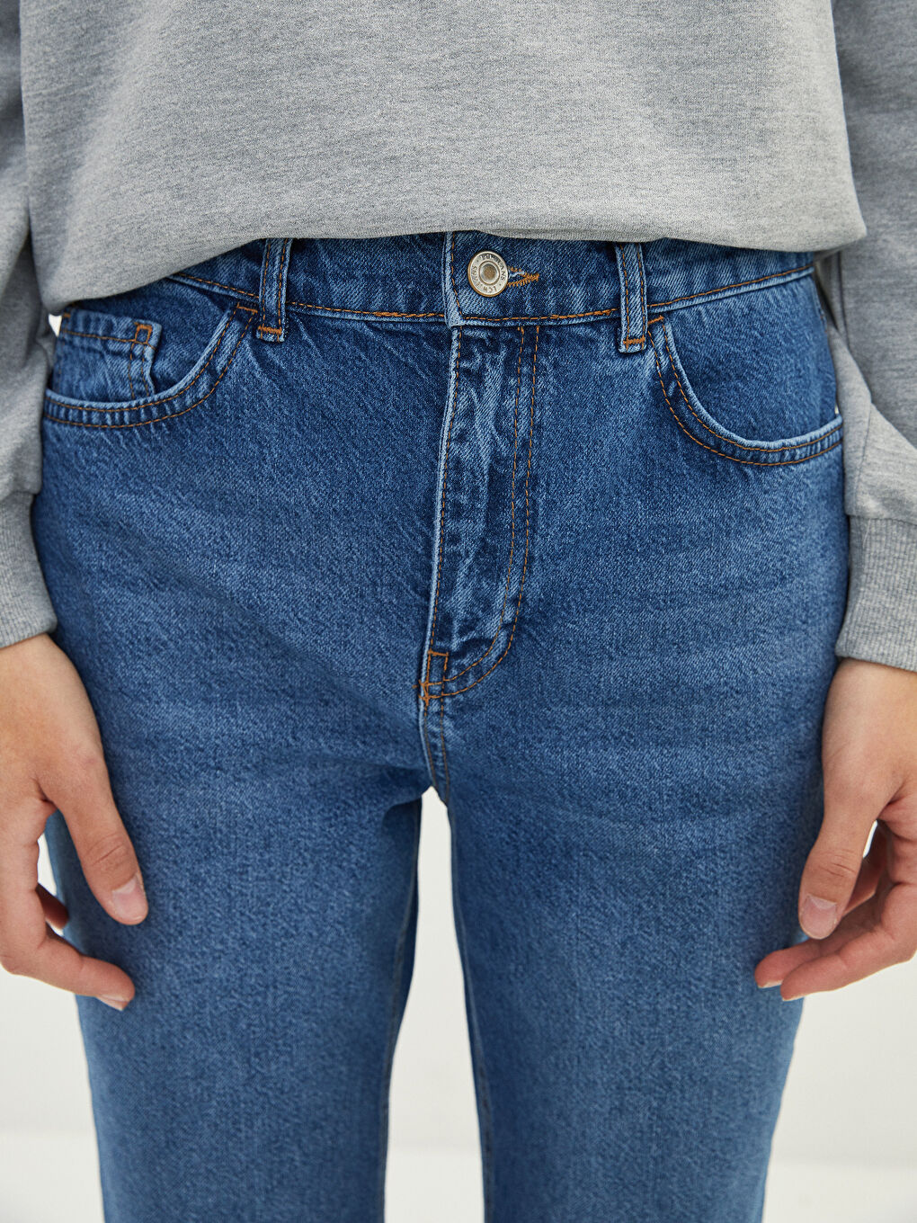 High Waist Mars Flare Women's Jeans-4