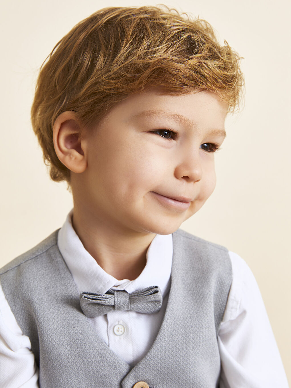 Shirt Collar Long Sleeve Baby Boy Set of 4-3