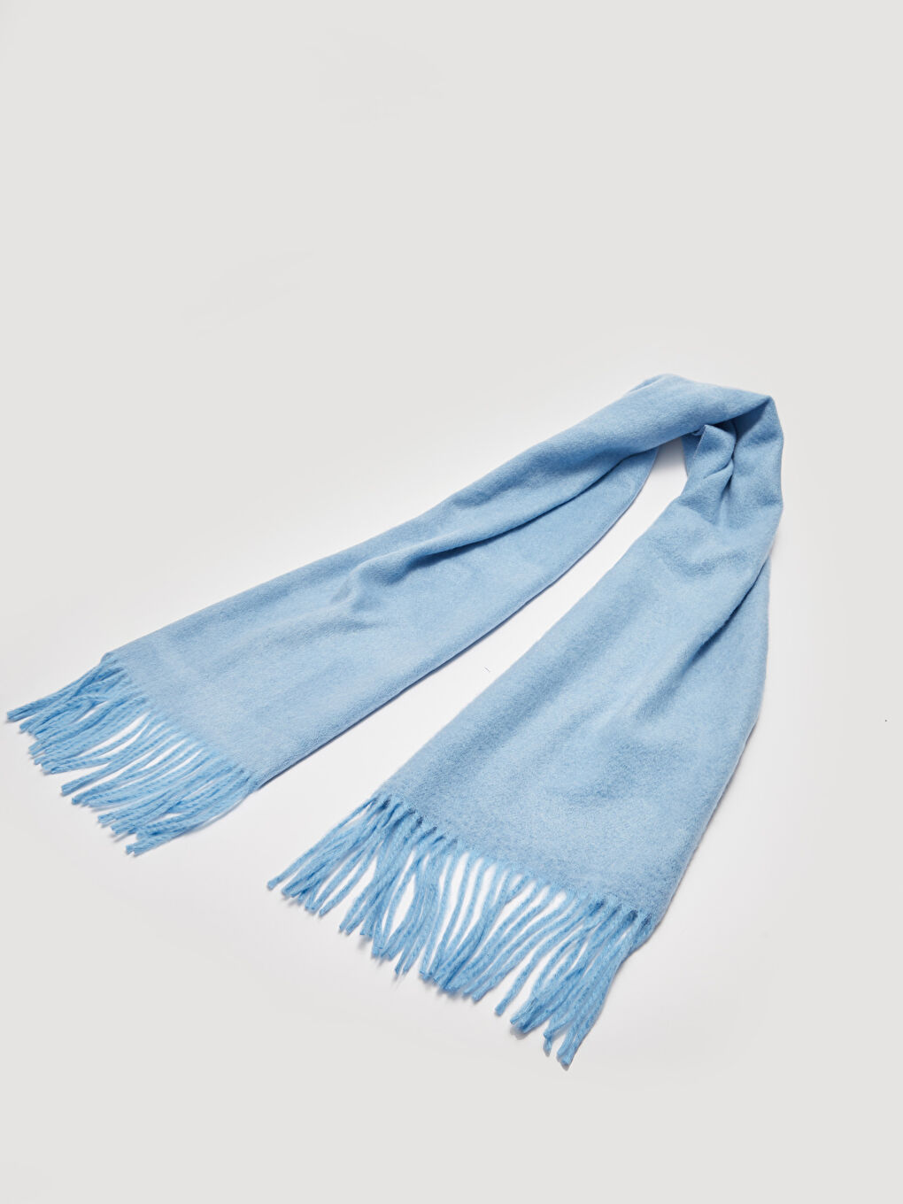 Мягкий Текстурированный Шарф с Кисточками для Женщин-2