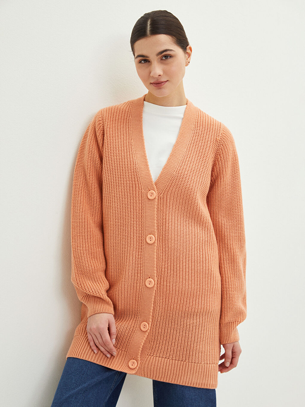 V Neck Women's Knitwear Cardigan