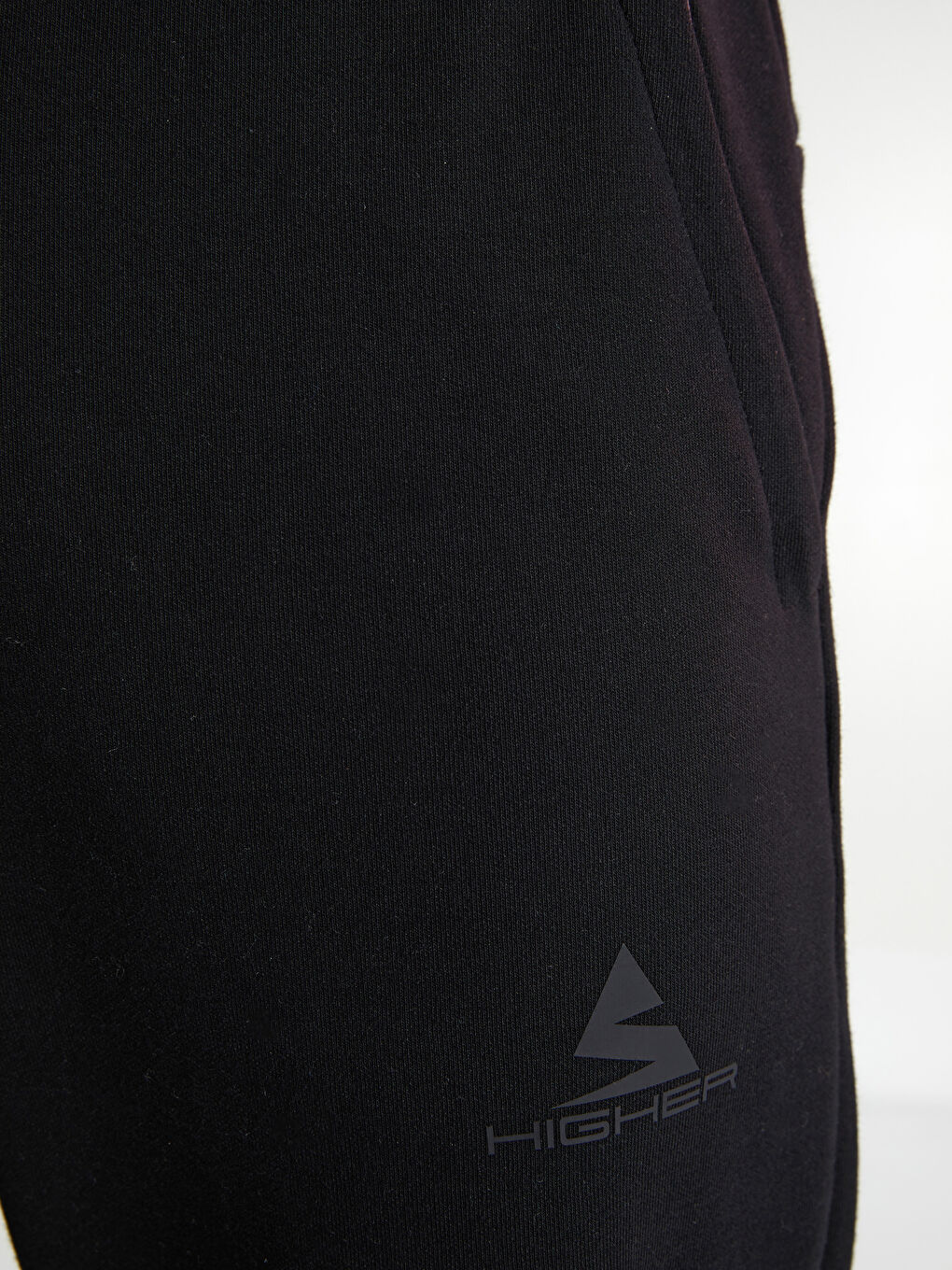 Siyah Standart Kalıp Erkek Eşofman Altı-3