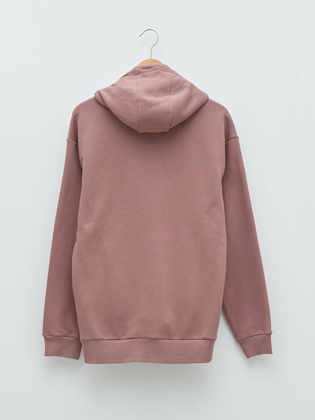 LCW Casual Mat Gül Kurusu Uzun Kollu Baskılı Erkek Hoodie - 6