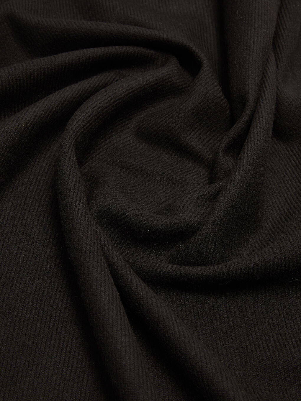 Women's Short Tasseled Plain Scarf-4