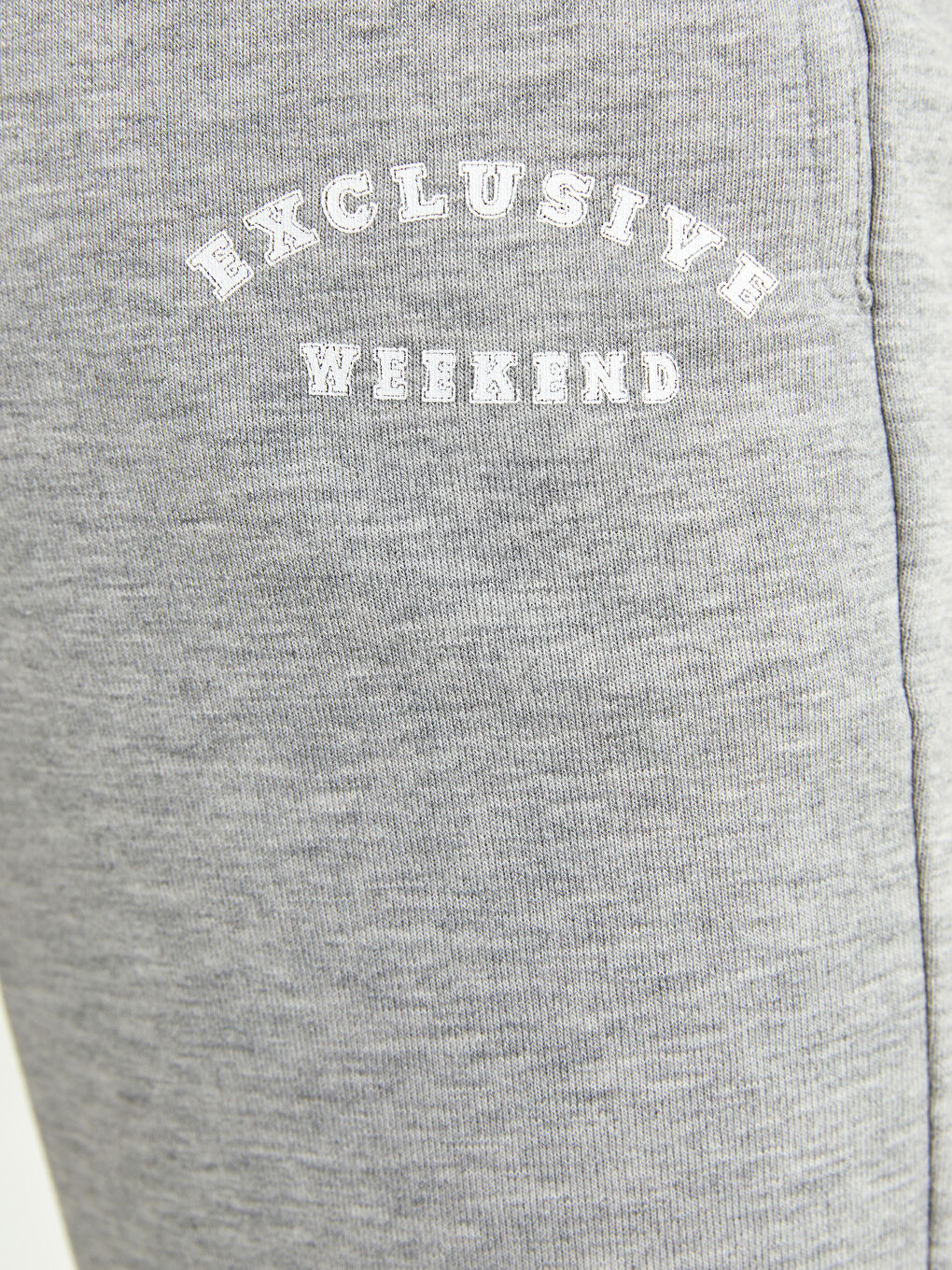 Pantalons de survêtement jogger imprimés avec slogan à taille élastiquée pour femmes-3