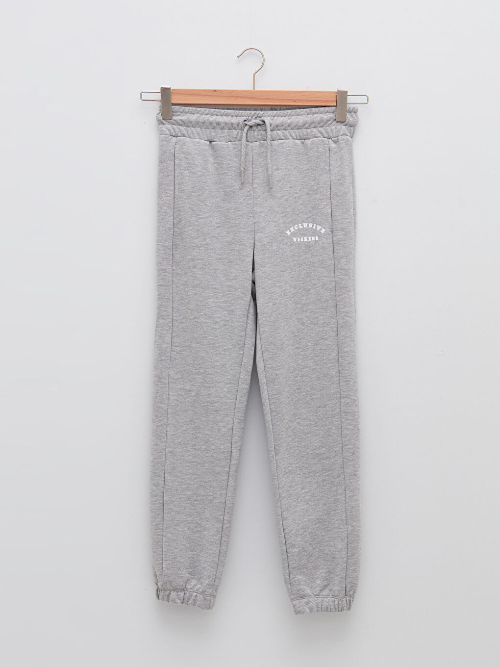 Pantalons de survêtement jogger imprimés avec slogan à taille élastiquée pour femmes-6