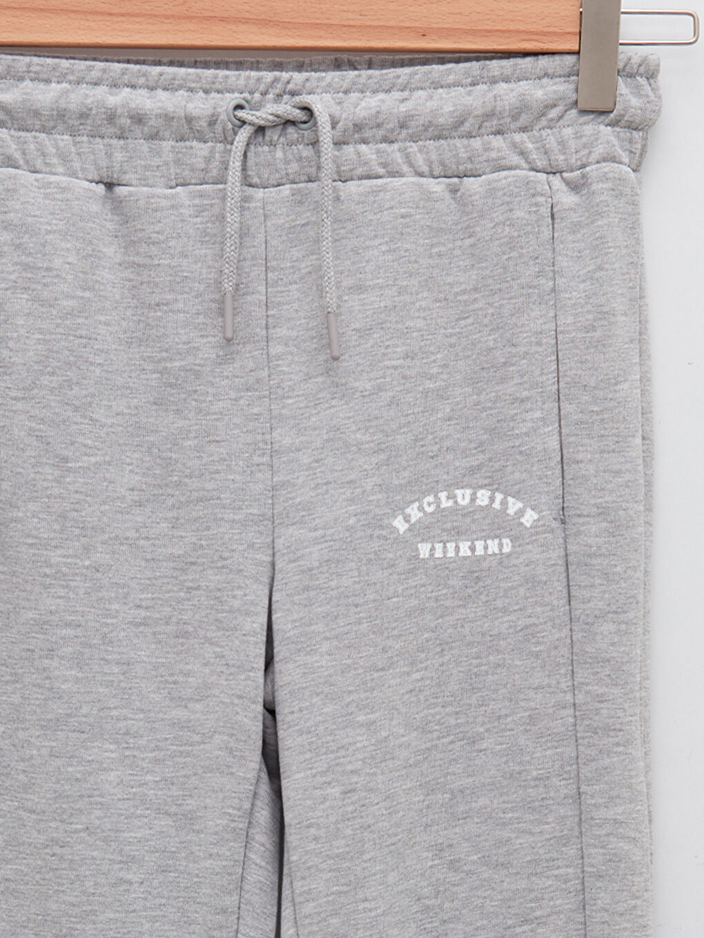 Pantalons de survêtement jogger imprimés avec slogan à taille élastiquée pour femmes-8