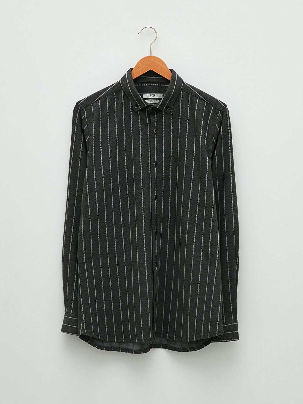 LCW Vision Slim Fit Çizgili Erkek Gömlek -W1KT85Z8-432