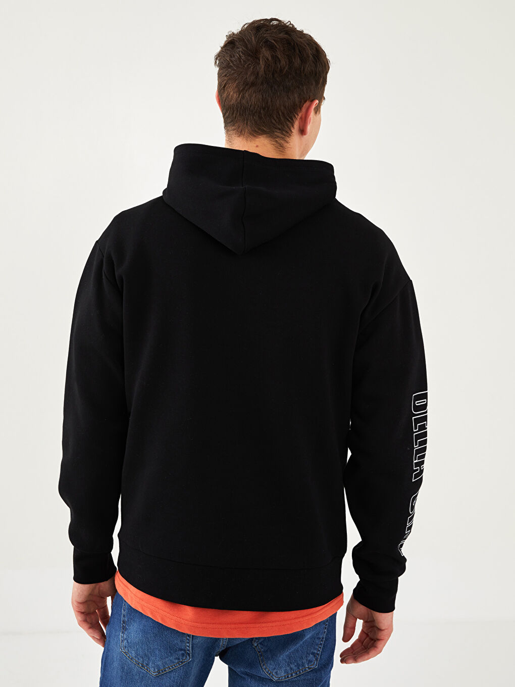 Oversize Long Sleeve La Casa De Papel Printed Men's Thick Hoodie-5