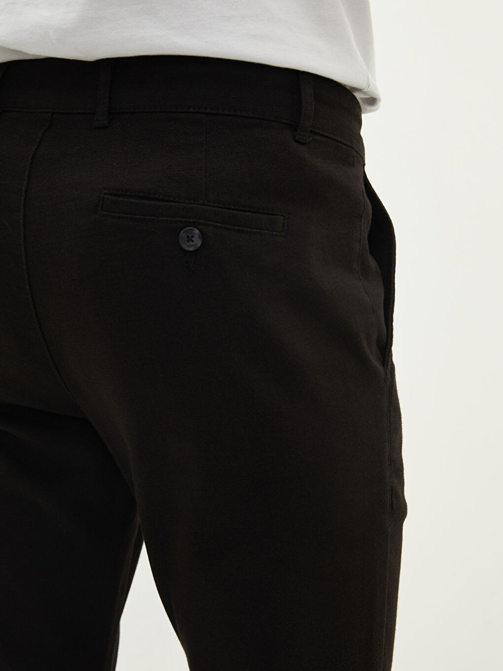 Slim Fit Textured Men's Trousers-2