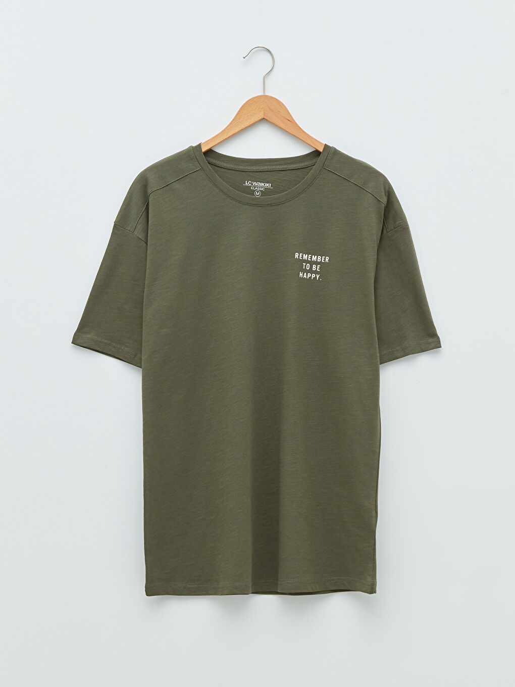 Oversize Crew Neck Short Sleeve Printed Jersey Men's T-Shirt -W1KV14Z8-HDL