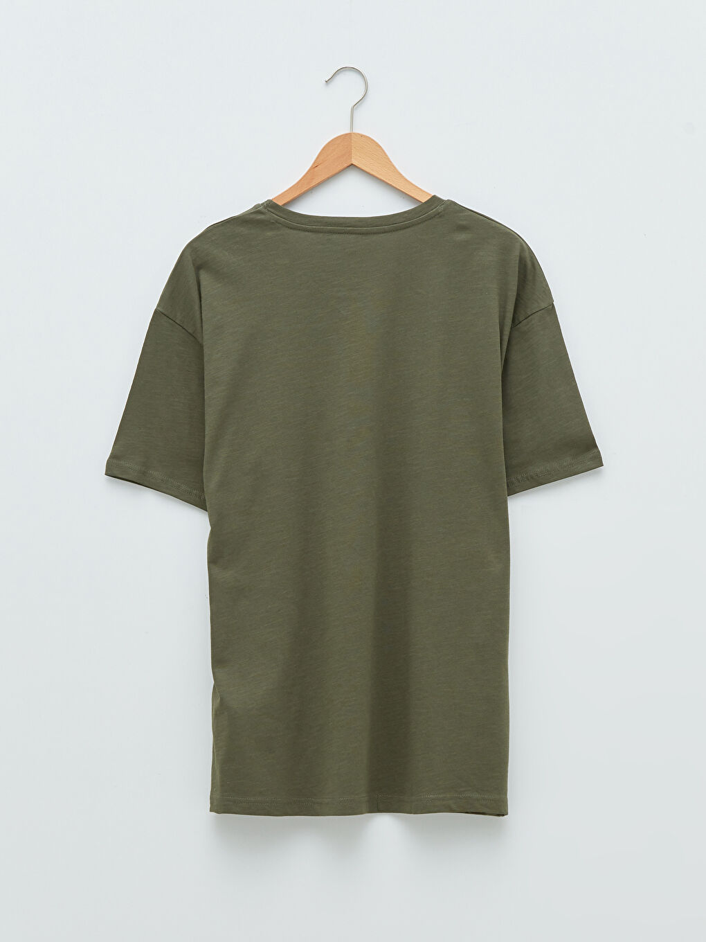 Oversize Crew Neck Short Sleeve Printed Jersey Men's T-Shirt -W1KV14Z8-HDL