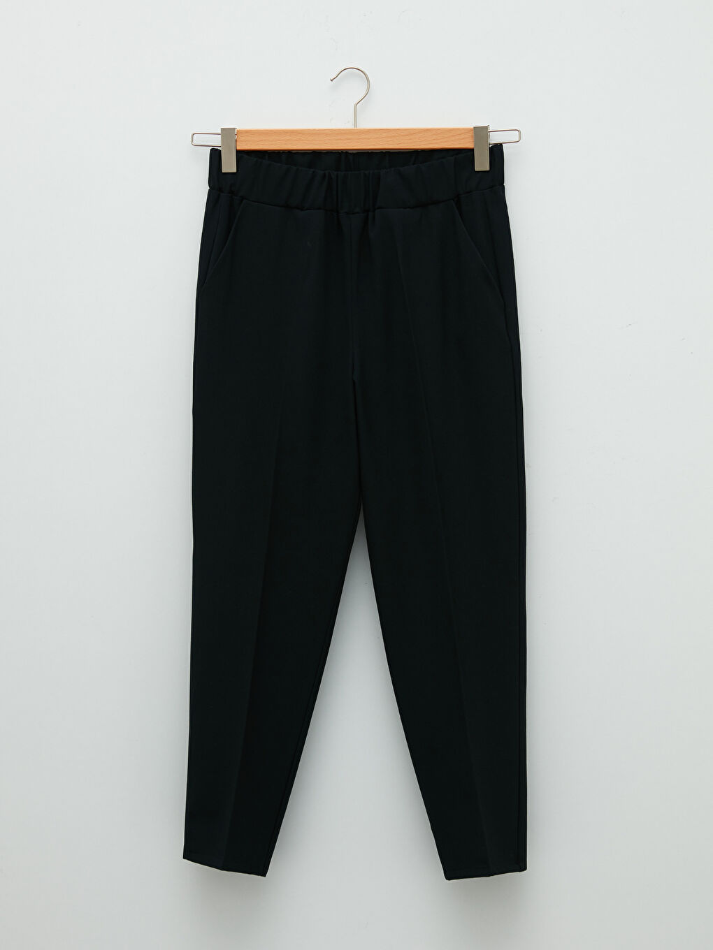 Elastic Waist Straight Pocket Detailed Women's Harem Trousers -W1KV22Z8-E1J