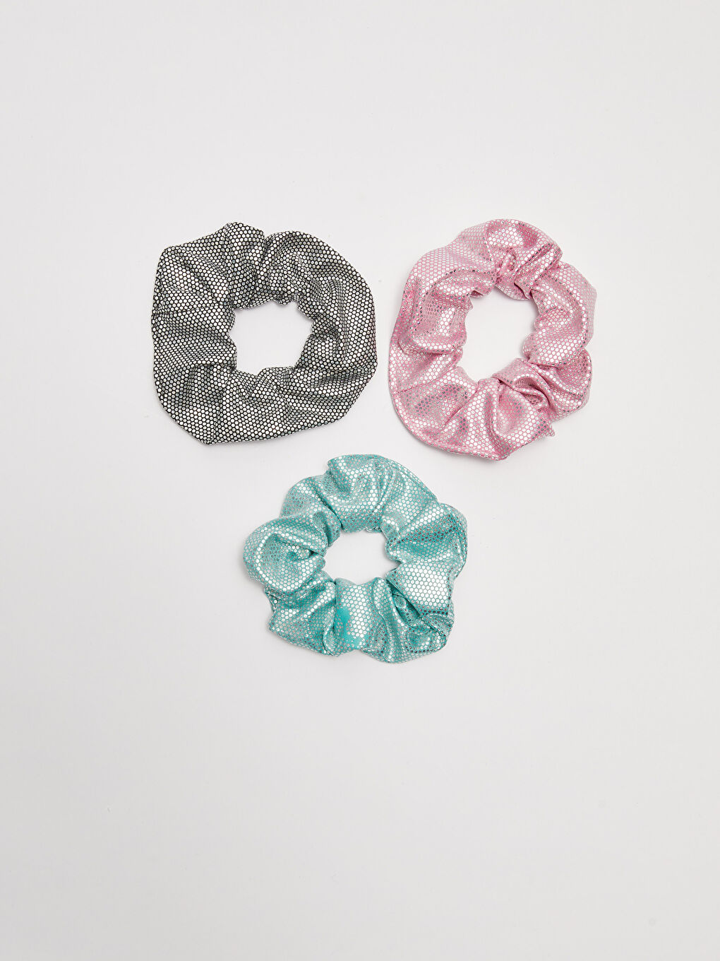 دبوس شعر لامع مطاطي للسيدات - عبوة 3 قطع-2