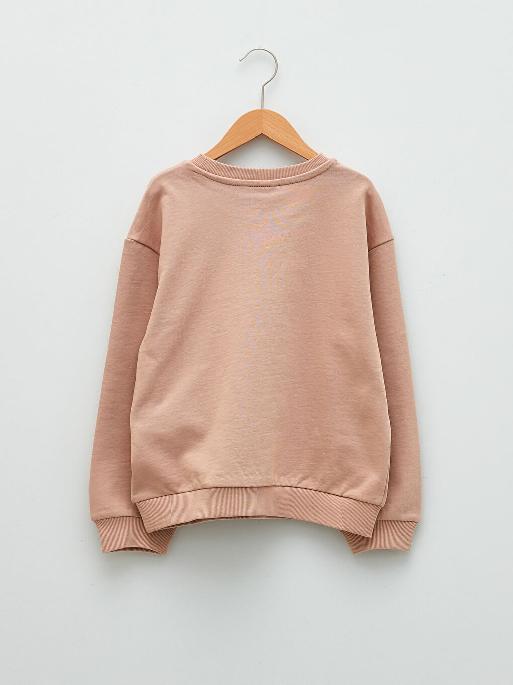 LCW Kids Sweat-shirt à Col Rond Imprimé Émoji Manches Longues pour Filles -W1KV84Z4-FLU