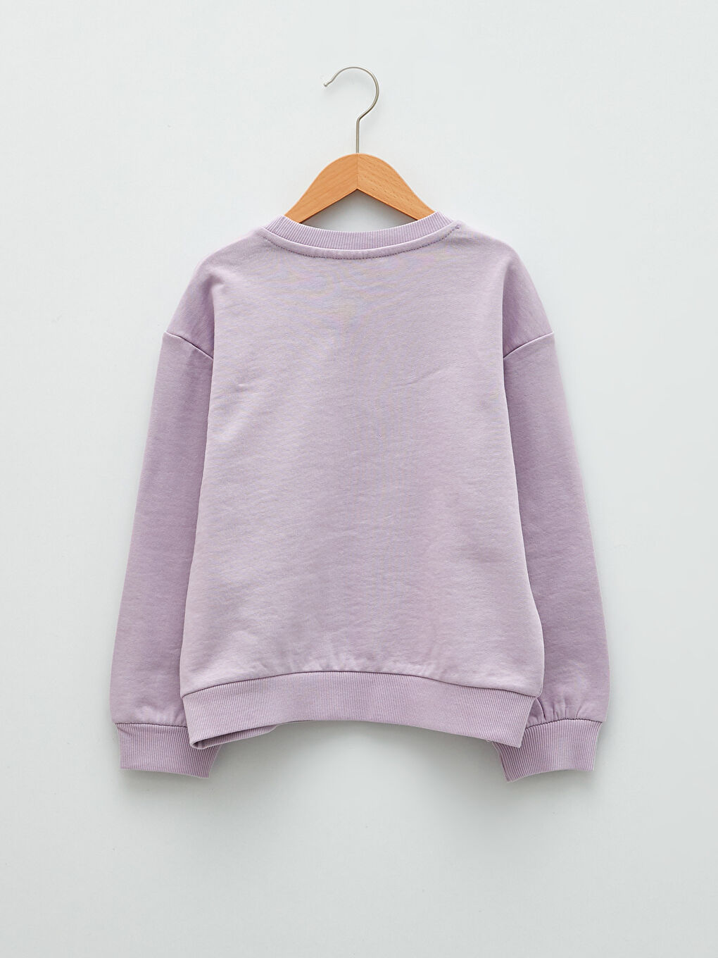 Sweat-shirt à Col Rond Imprimé Émoji Manches Longues pour Filles-1