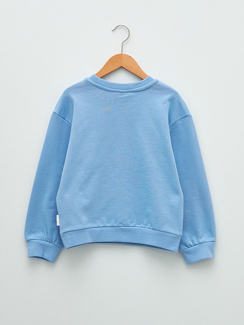 Crew Neck Emoji Printed Long Sleeve Girls' Sweatshirt-1