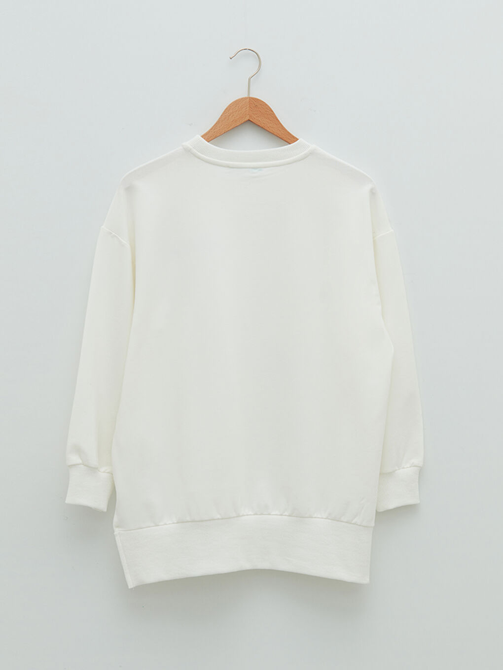 Crew Neck Embroidered Long Sleeve Women's Sweatshirt-7