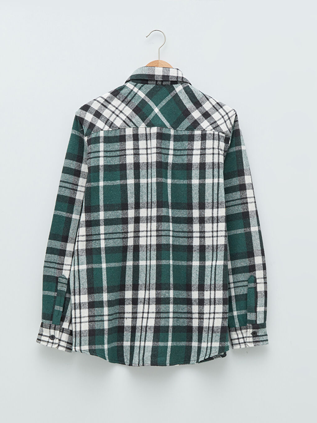 LCW Vision Relaxed Fit Long Sleeve Plaid Men's Lumberjack Shirt Jacket -W1KY28Z8-LMH