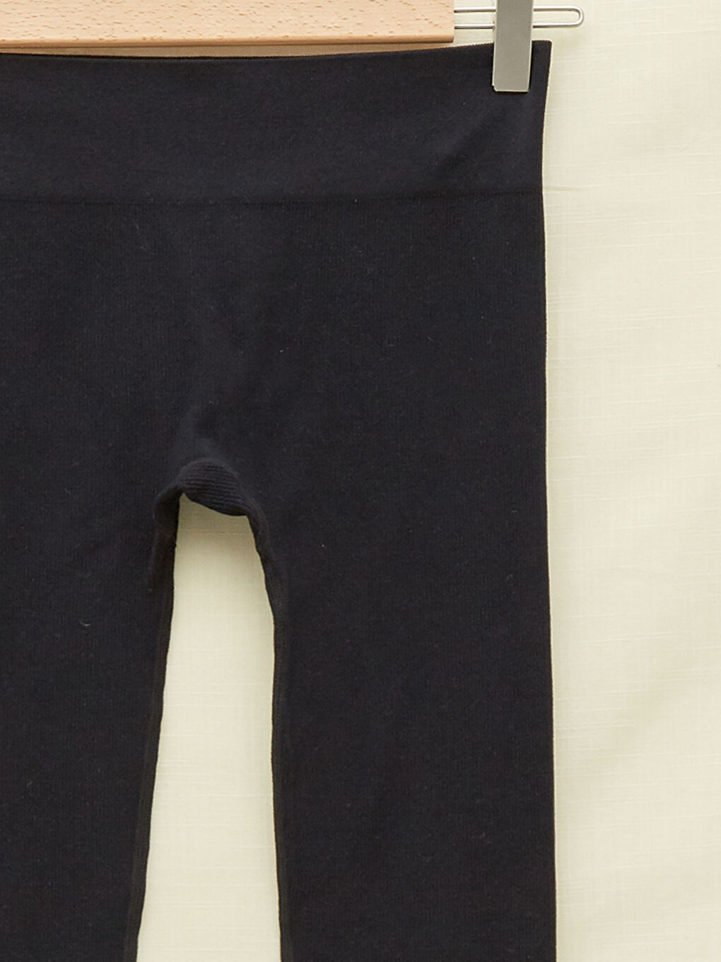 Leggings Droit Sans Couture de Sport pour Femmes à Taille Élastique-7