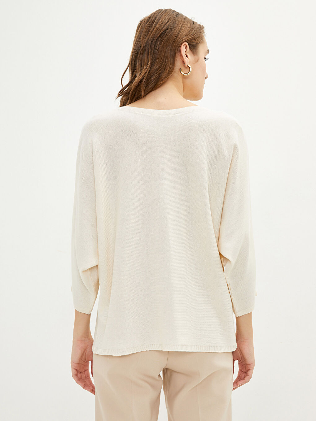 Žena EKRU Džemper -2