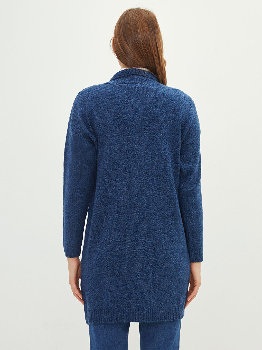 LCWAIKIKI Classic Polo Neck Women's Knitwear Cardigan -W1KY52Z8-S2C