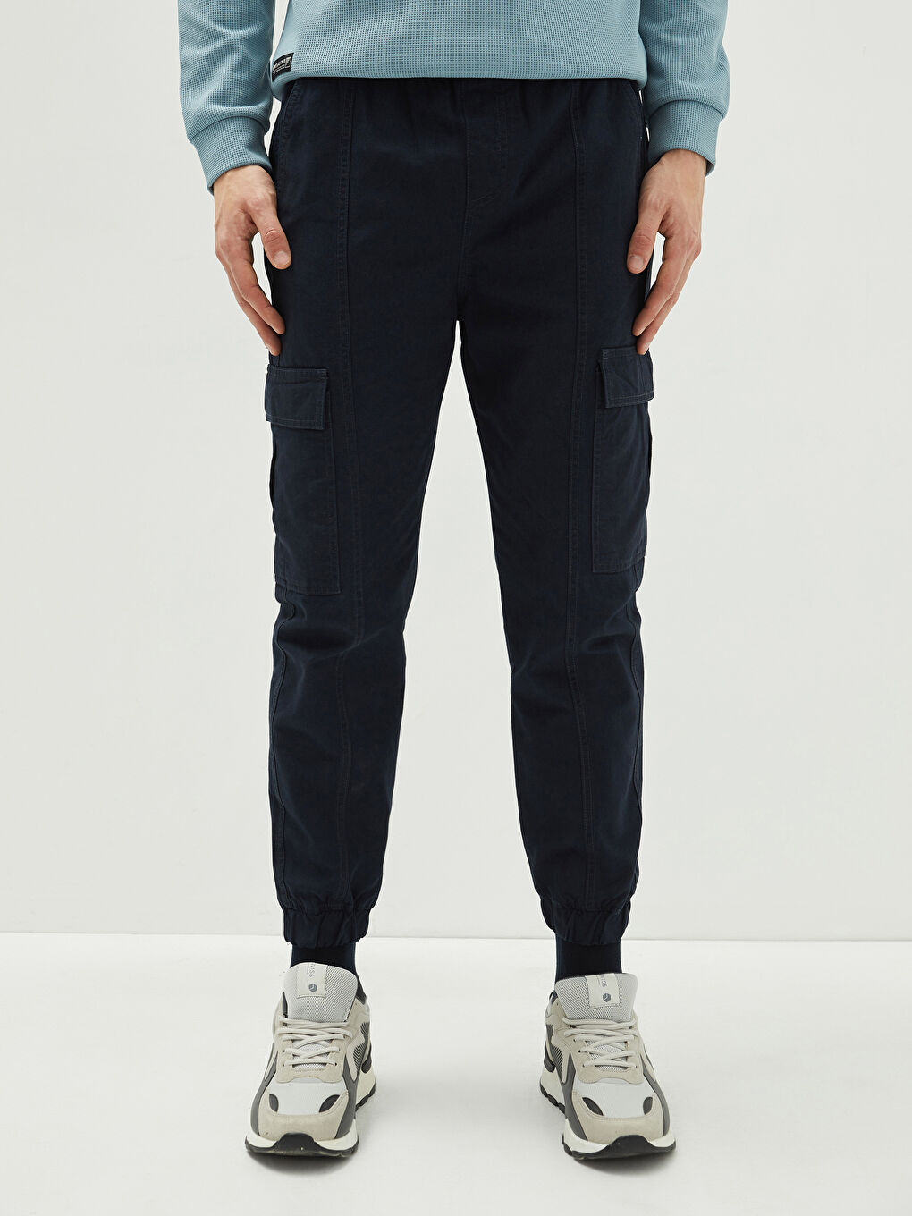 Standard Fit Men's Cargo Trousers-3