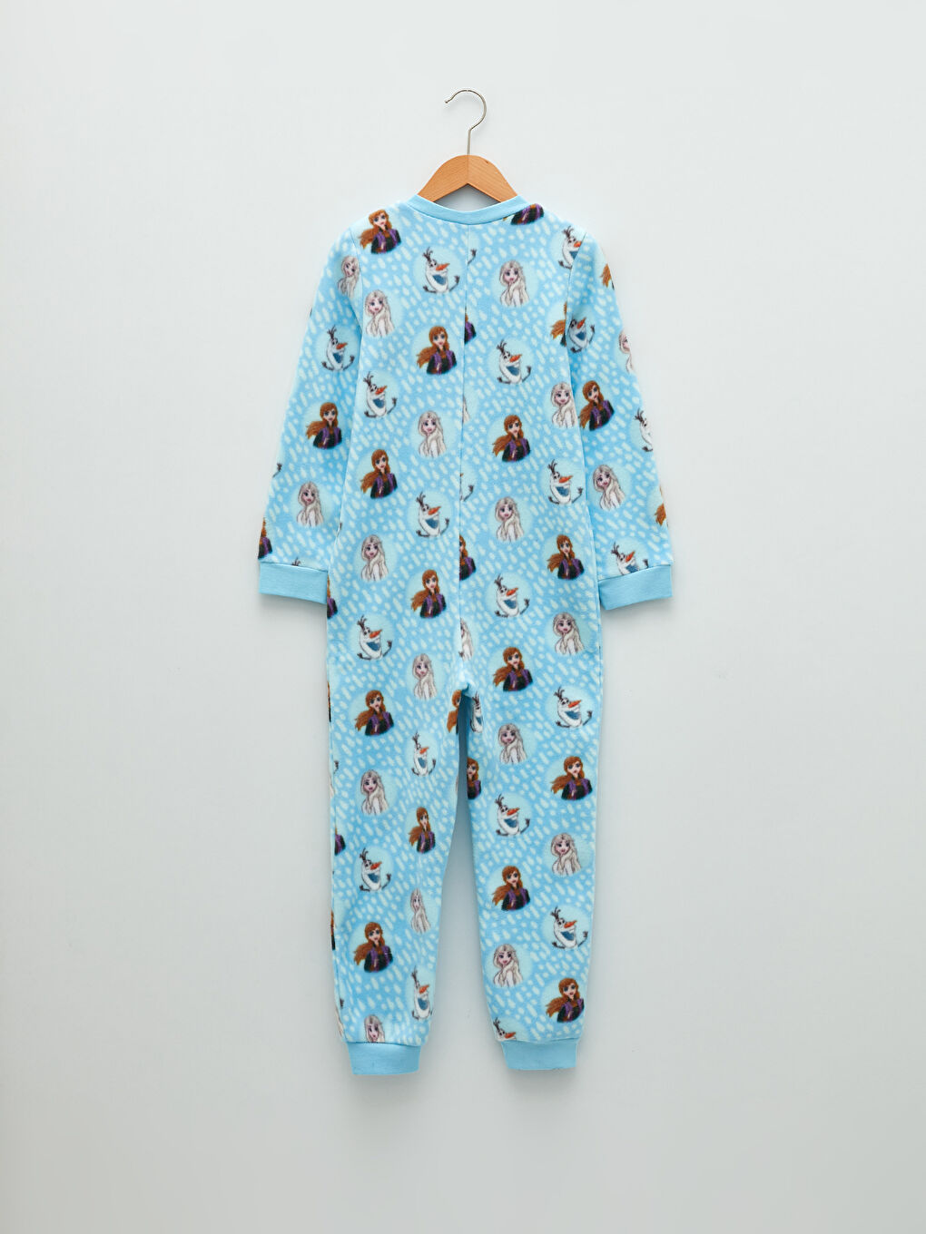 LCW Kids Bisiklet Yaka Frozen Baskılı Uzun Kollu Polar Kız Çocuk Uyku Tulumu -W1L075Z4-LQQ