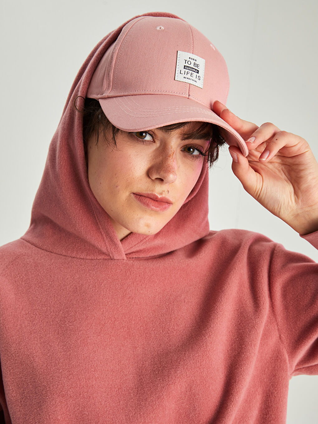 Plain Long Sleeve Women's Outdoor Hoodie-1