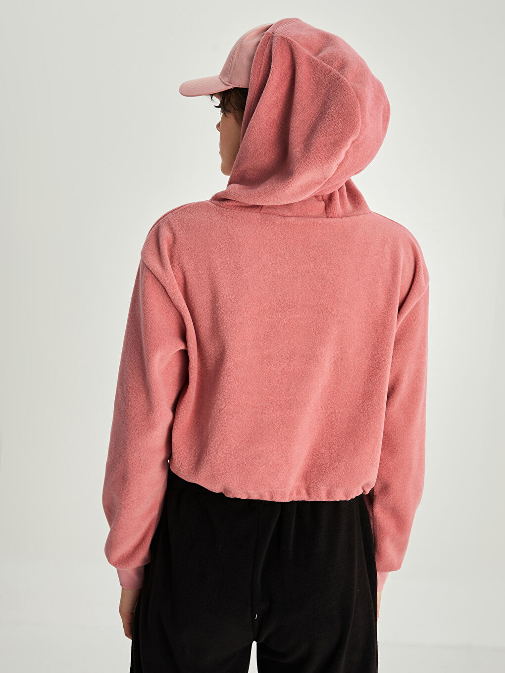 Plain Long Sleeve Women's Outdoor Hoodie-4