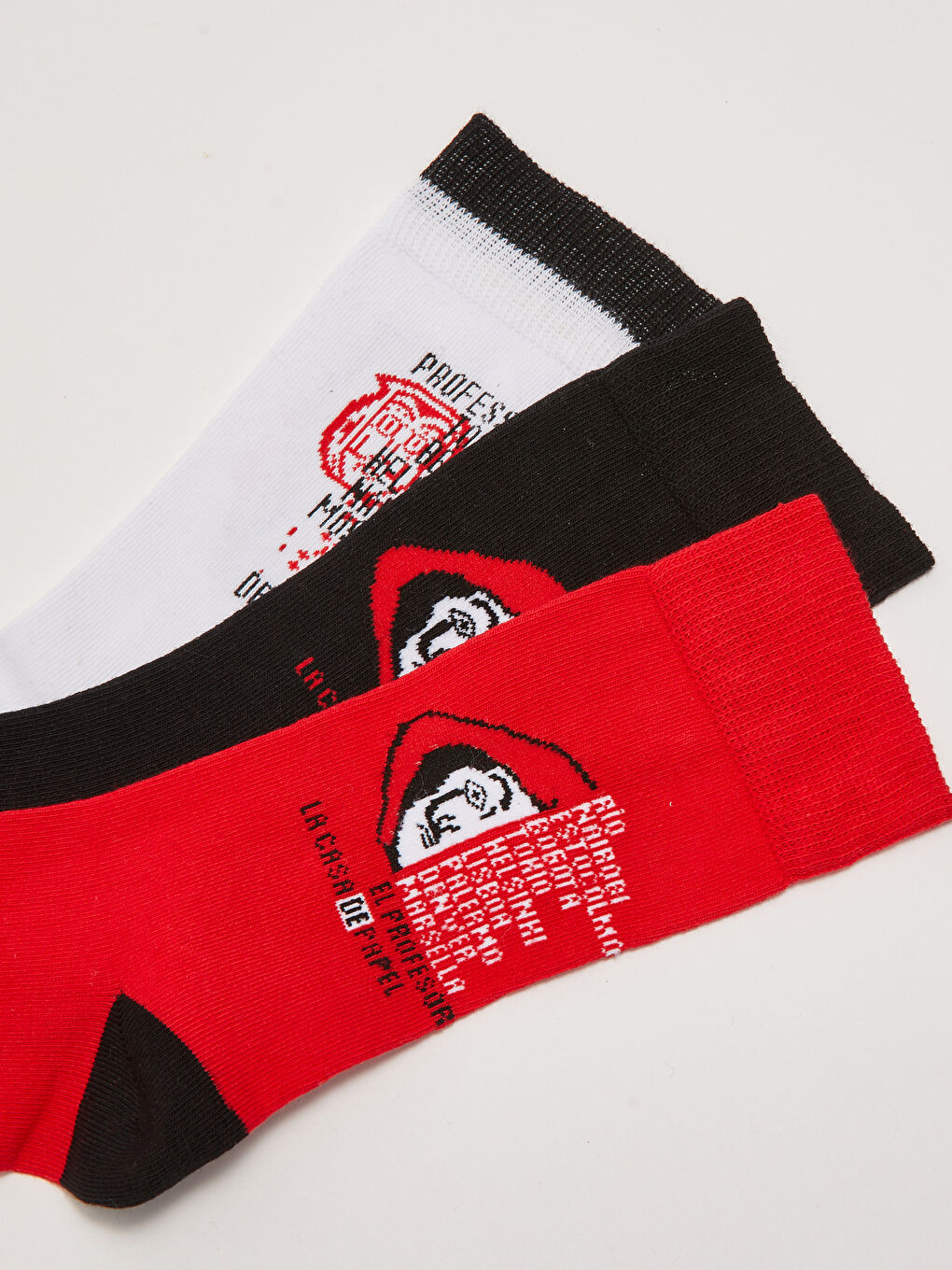 جوارب مطبوعة للرجال من لا كاسا دي بابيل - عبوة من 3 قطع-2