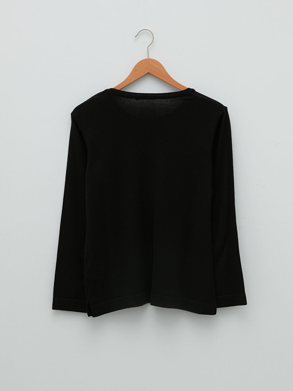 LCW Grace Rundhalsausschnitt Mit Strasssteinchen Verziert Für Damen Strickpullover -W1L236Z8-CVL