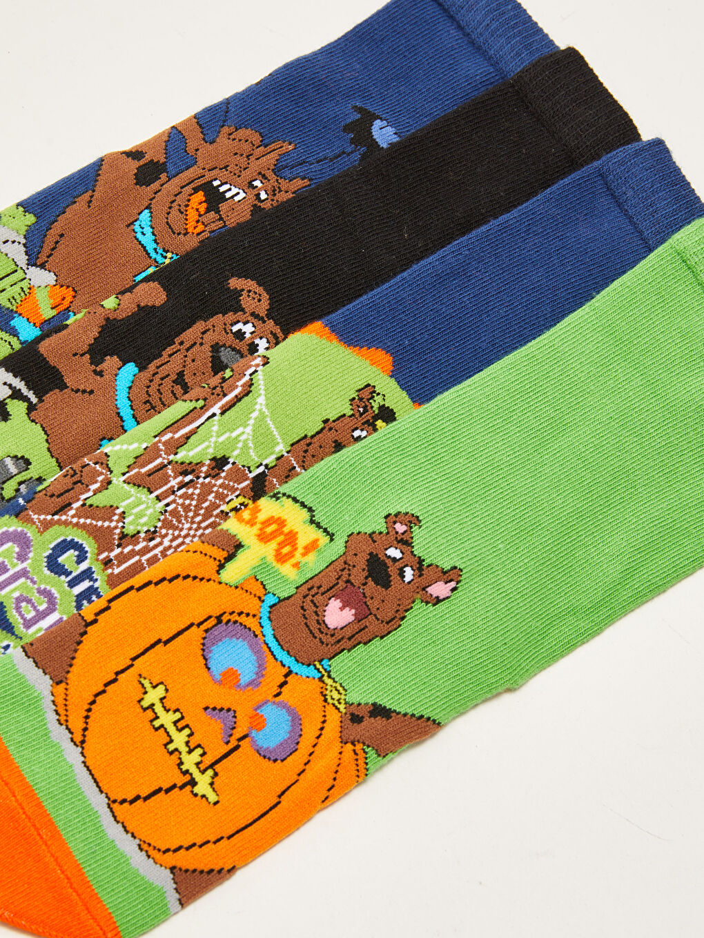 სკუბი დუ ნაბეჭდი ბიჭების წინდები 4-ცალიანი პაკეტი-3